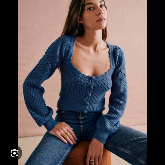 Sezane Sweaters - Sezane ‘Gilet Moira’